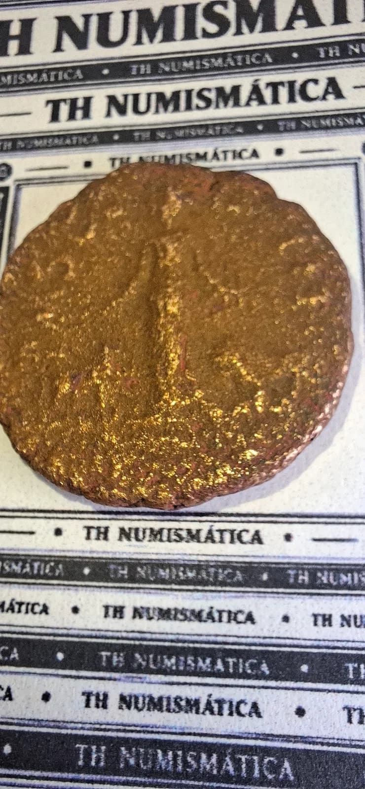 Reverso ampliado da moeda TH-N-0091 — Gordiano III. Bronze provincial