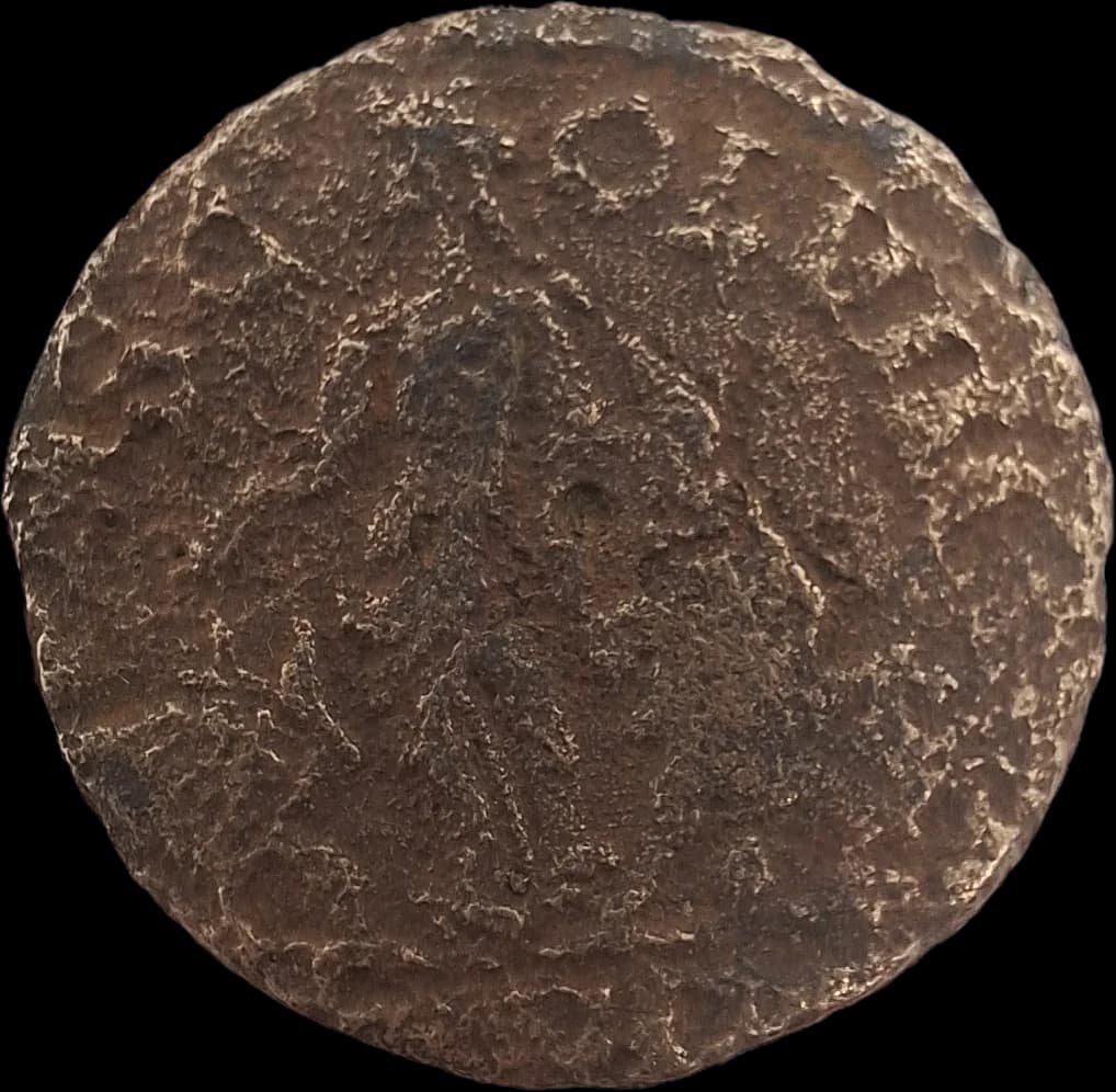 Reverso da moeda TH-N-0096 — Filipe II como César. Bronze provincial