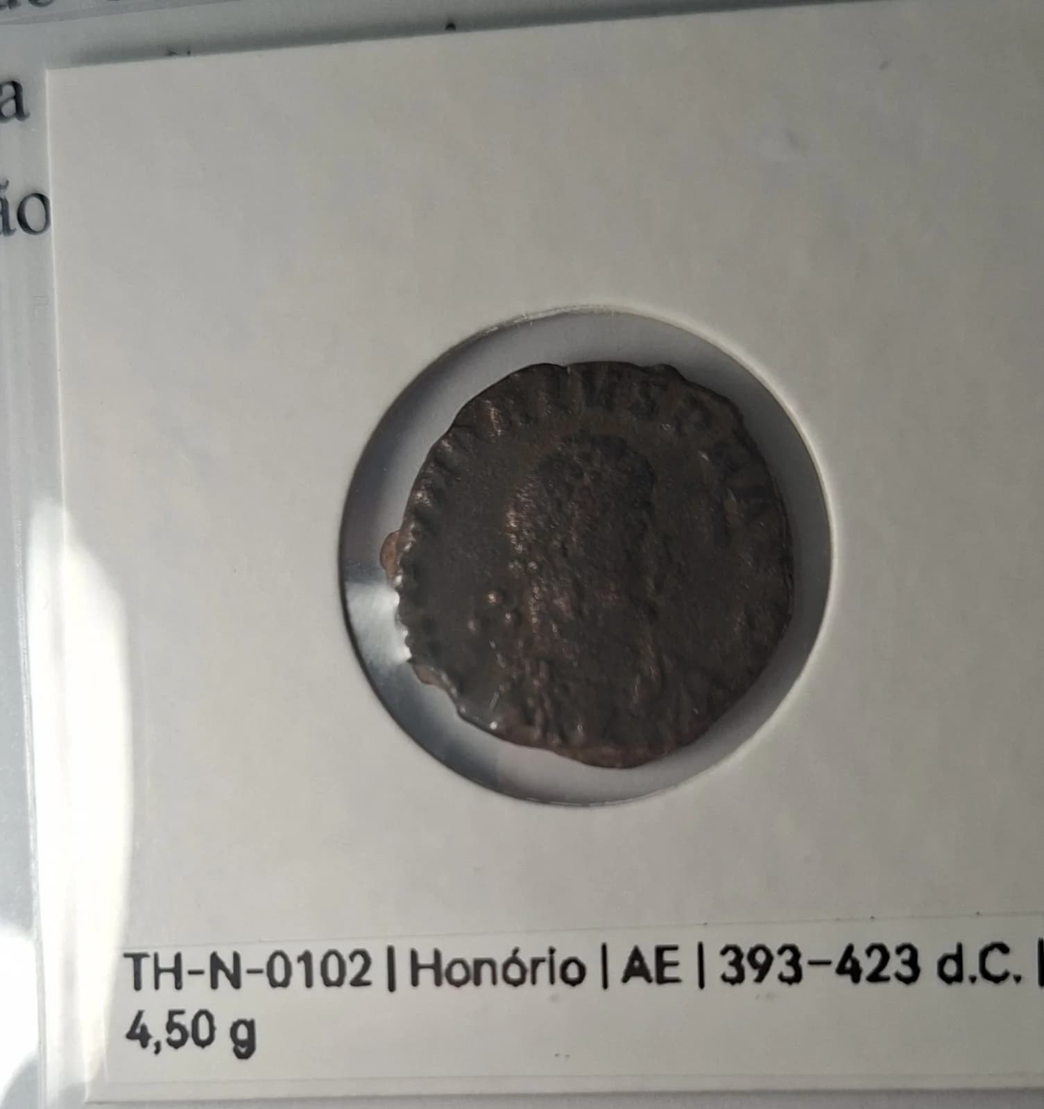 Complementar da moeda TH-N-0102 — Honório