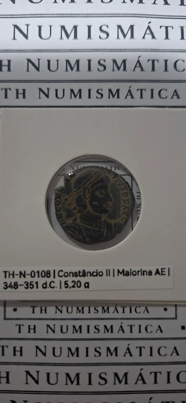 Complementar da moeda TH-N-0108 — Constâncio II. Maiorina