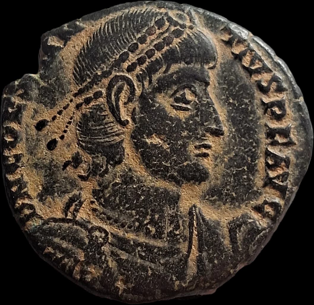 Anverso da moeda TH-N-0108 — Constâncio II. Maiorina