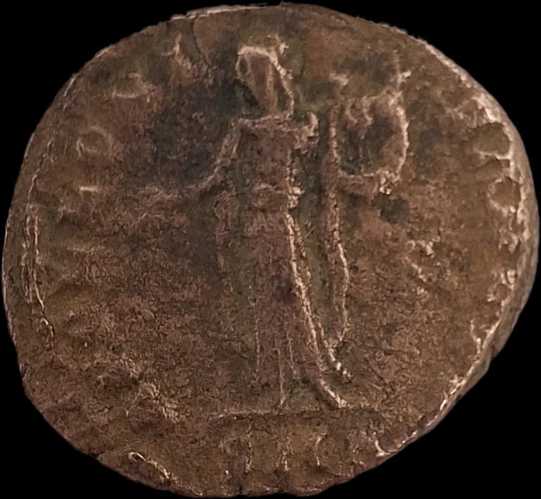 Reverso da moeda TH-N-0228 — Maximino II. Fração AE, emissão de perseguição