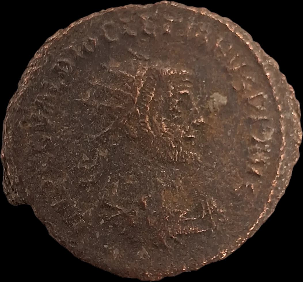 Anverso da moeda TH-N-0232 — Diocleciano. Antoniniano prateado